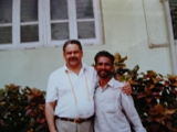 Colin Booth and Edward D'Cunha in Poona 1994