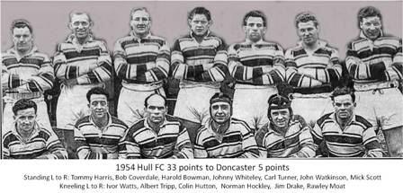 Hull FC Team 1954 to 1955