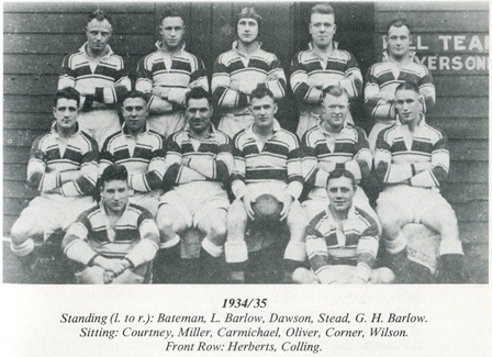 Hull FC Team 1934 to 1935