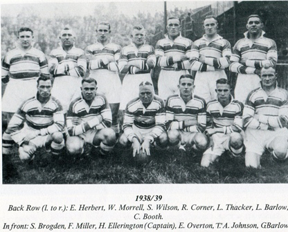 Hull FC Team 1938 to 1939