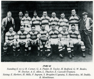 Hull FC Team 1940 to 1941