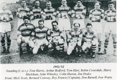 Hull FC Team 1951 to 1952