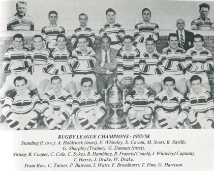 Hull FC Team 1957 to 1958