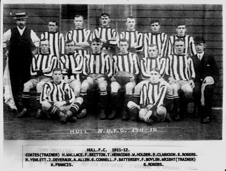 Hull FC team 1911 to 1912