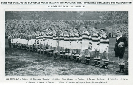 Hull FC Challenge Cup Final 1938