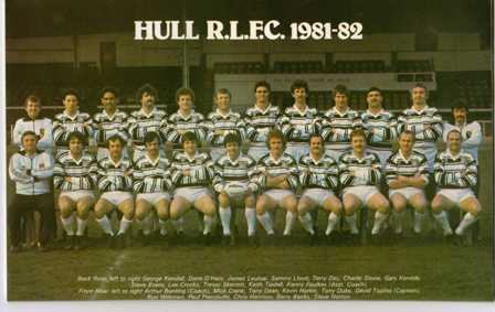 Hull FC Team 1981 to 1982