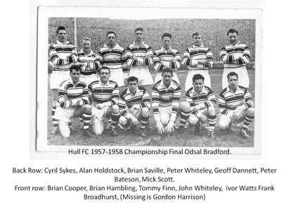 Hull FC Team 1958