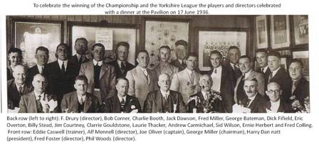 1936 Yorkshire Cup Winners
